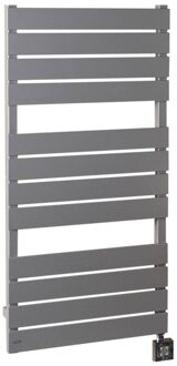 Sapho Designradiator Sapho Santina Recht 55x112 cm 598W Zilver Sapho