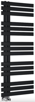 Sapho Designradiator Sapho Silvana Recht 50x123.6 cm 561W Mat Zwart