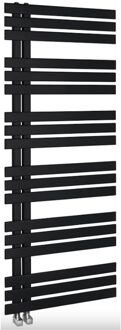 Sapho Designradiator Sapho Silvana Recht 60x150 cm 771W Mat Zwart