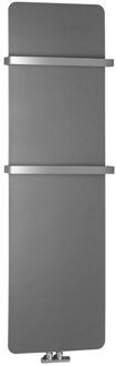 Sapho Designradiator Sapho Tabella 49x159 cm 734W Mat Zwart Mat Antraciet