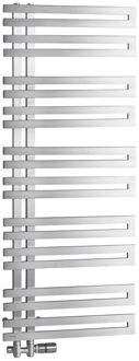 Sapho Designradiator Sapho Volga Recht 50x123.8 cm 311W Geborsteld RVS