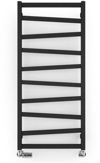 Sapho Designradiator Sapho Zig Recht 50x109.6 cm 406W Antraciet Sapho