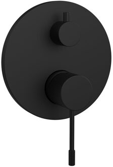 Sapho Douche Mengkraan 2-weg Sapho Solaris Mat Zwart