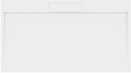 Sapho Douchebak Gegoten Marmer Sapho Irena 140x80x3.5 cm Rechthoek Wit