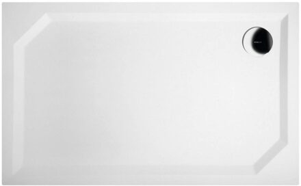 Sapho Douchebak Gegoten Marmer Sapho Sara 120x75x3.5 cm Rechthoek Wit