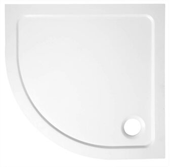 Sapho Douchebak Marmer Sapho Aqualine 80x80x3 cm Kwartrond Wit Sapho