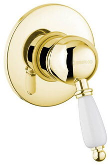 Sapho Douchekraan Inbouw Sapho Kirké Mengkraan Retro Afbouwdeel 1-weg Goud (incl. inbouwdeel)