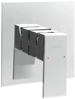 Sapho Douchekraan Inbouw Sapho Latus Mengkraan Afbouwdeel 1-weg Vierkant Chroom (incl. inbouwdeel)