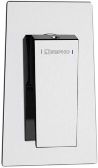 Sapho Douchekraan Inbouw Sapho Morada Mengkraan Afbouwdeel 1-weg Chroom (incl. inbouwdeel)