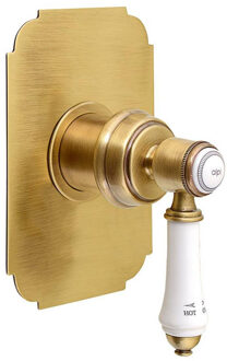 Sapho Douchekraan Inbouw Sapho Vienna Mengkraan Afbouwdeel 1-weg Brons (incl. inbouwdeel)