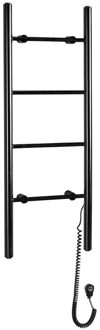 Sapho Elektrische Handdoekradiator Sapho Karbo 40x112 cm Zwart Sapho