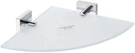 Sapho Glazen Hoek Planchet Sapho X-Square 25x5.5 cm Chroom Sapho