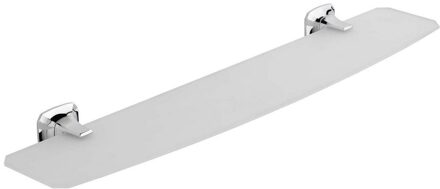 Sapho Glazen Planchet Sapho Aida 56x4 cm Chroom / Satijnglas Sapho