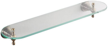 Sapho Glazen Planchet Sapho Diamond 50x6.6 cm Ovaal Brons