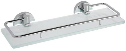 Sapho Glazen Planchet Sapho X-Round 30x5.5 cm met Rails Chroom Sapho