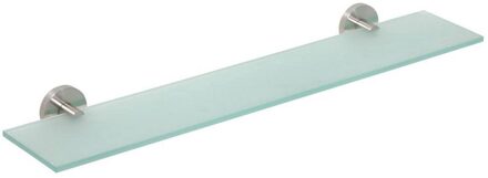 Sapho Glazen Planchet Sapho X-Steel 60x5.5 cm Geborsteld RVS Sapho