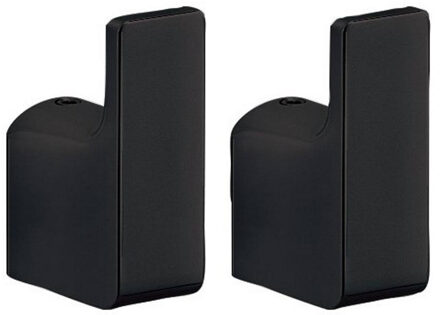 Sapho Handdoekhaak 2PCS Sapho Pirenei 2x5.3 cm Mat Zwart