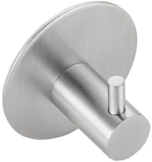 Sapho Handdoekhaak Sapho 4.6 cm Zelfklevend Rond Geborsteld RVS Sapho