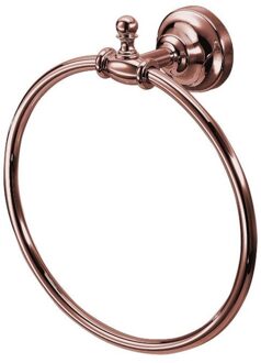 Sapho Handdoekhouder Sapho Perla Rond 18x22.3 cm Rose Goud