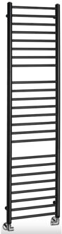 Sapho Handdoekradiator Sapho Dina Recht 40x156 cm Mat Zwart Sapho