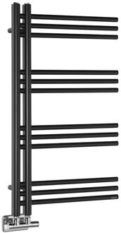Sapho Handdoekradiator Sapho Dorlion Recht 50x90 cm Mat Zwart Sapho