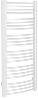 Sapho Handdoekradiator Sapho Egeon Gebogen 59.5x123.8 cm Wit Sapho