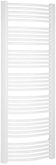 Sapho Handdoekradiator Sapho Egeon Gebogen 59.5x174.2 cm Wit Sapho