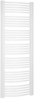 Sapho Handdoekradiator Sapho Egeon Gebogen 59.5x174.2 cm Wit Sapho