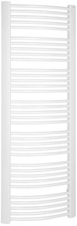 Sapho Handdoekradiator Sapho Egeon Gebogen 59.5x174.2 cm Wit