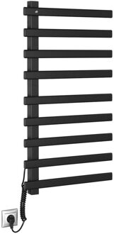 Sapho Handdoekradiator Sapho Elcor 48x92 cm 128 Watt Mat Zwart