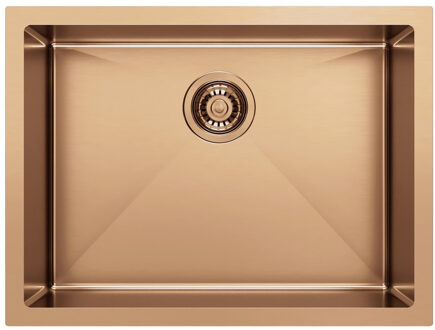 Sapho Inbouw Wastafel Sapho Zenith 60x45 cm RVS Koper PVD