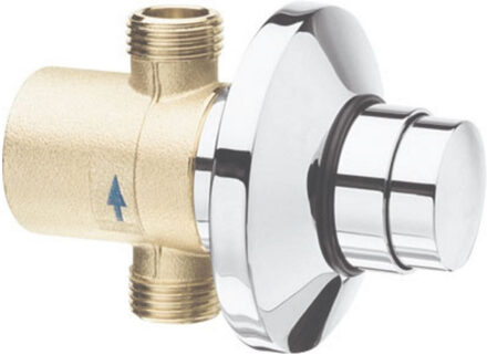 Sapho Inbouwklep Sapho Silfra Quick Zelfsluitend Voor Urinoir, Chroom