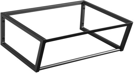Sapho Industrial wastafel frame mat zwart 60cm