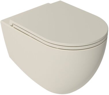 Sapho Infinity toiletpot randloos met softclose zitting ivoor