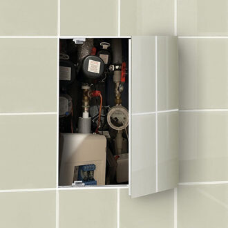 Sapho Inspectiedeuren Sapho Zarz 40x40 cm Onder Tegels Klikopening Gegalvaniseerd Staal Sapho