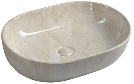 Sapho Keramische Opbouw Waskom Sapho Dalma 59x42 cm Beige