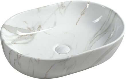 Sapho Keramische Opbouw Waskom Sapho Dalma 59x42 cm Wit