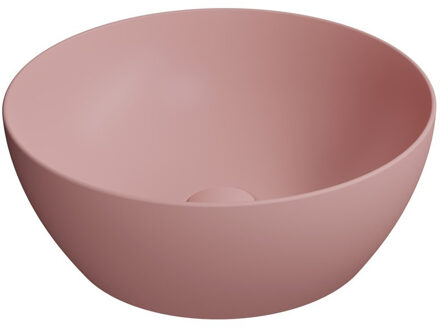 Sapho Keramische Opbouw Waskom Sapho Pura 42x16 cm Roze