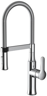 Sapho Keukenmengkraan Sapho Jessy 1-hendel 50.5 cm met Uittrekbare Spray Chroom Sapho