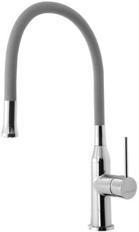 Sapho Keukenmengkraan Sapho Sili 1-hendel 47.5 cm met Siliconen Uitloop Chroom Sapho