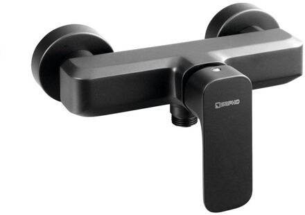 Sapho Opbouw Douchekraan Sapho Spy Mengkraan 1-hendel 19.5 cm Mat Zwart
