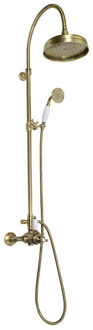Sapho Regendoucheset Opbouw Sapho Antea Compleet Thermostatische � 20 cm Brons Sapho