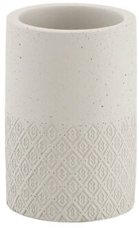 Sapho Tandenborstelhouder Sapho Afrodite Vrijstaand 11.5x7.6 cm Beton Beige