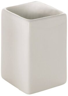 Sapho Tandenborstelhouder Sapho Verbena Vrijstaand 10x6.5 cm Keramiek Wit Sapho