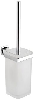 Sapho Toiletborstelhouder Sapho Aida Hangend 10.3x40.9 cm Chroom / Satijnglas Sapho