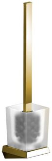 Sapho Toiletborstelhouder Sapho Soul Hangend Vierkant 8.8x41.5x8.6 cm Goud Sapho