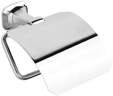 Sapho Toiletrolhouder Sapho Aida 13.5x14 cm met Klep Chroom Sapho