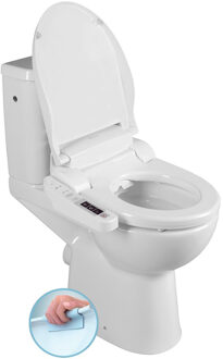 Sapho Verhoogd Toilet Elektrisch Bidet Sapho Handicap P-Trap Wit