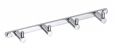 Sapho Viervoudige Handdoekhaak Sapho X-Round 27x2.5 cm Chroom Sapho