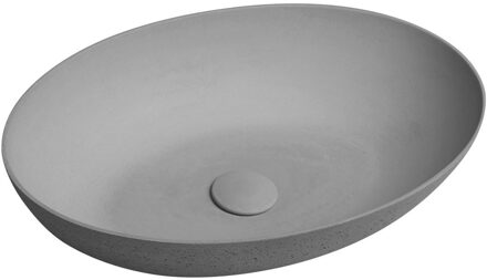 Sapho Vrijstaand Waskom Sapho Formigo 60x40 cm Grijs